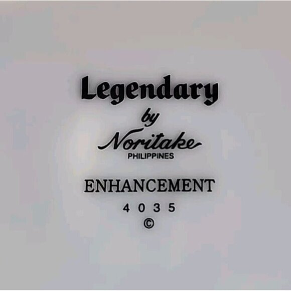 Noritake china ENHANCEMENT 4035 Legendary DINNER PLATE 10 1/2 EXCELENT L10 - Picture 4 of 4